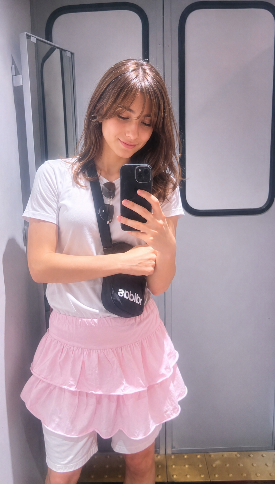 A soft mirror selfie